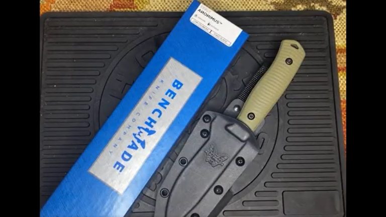 Benchmade 539GY Anonimus CPM-Cruwear Fixed Blade Knife Review