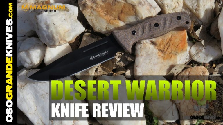 Boker Magnum Desert Warrior Combat Knife Review | OsoGrandeKnives