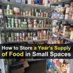 How to Store a Year’s Supply of Food in Small Spaces