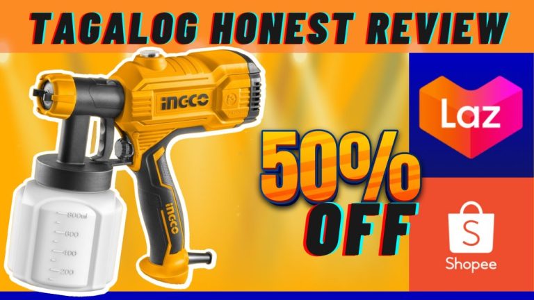 INGCO ELECTRIC SPRAY GUN 450W | TAGALOG HONEST REVIEW SHOPEE & LAZADA