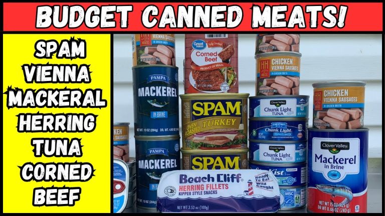 Budget Canned Meats For Survival Prepping!