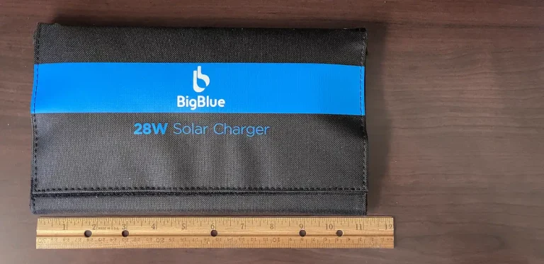 Folding Solar Panel To Charge Cell Phones And USB Devices