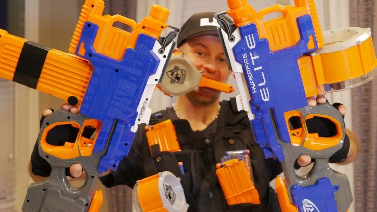 Nerf Elite HYPERFIRE Blaster | Nerf Gun Review & Unboxing in 4K!