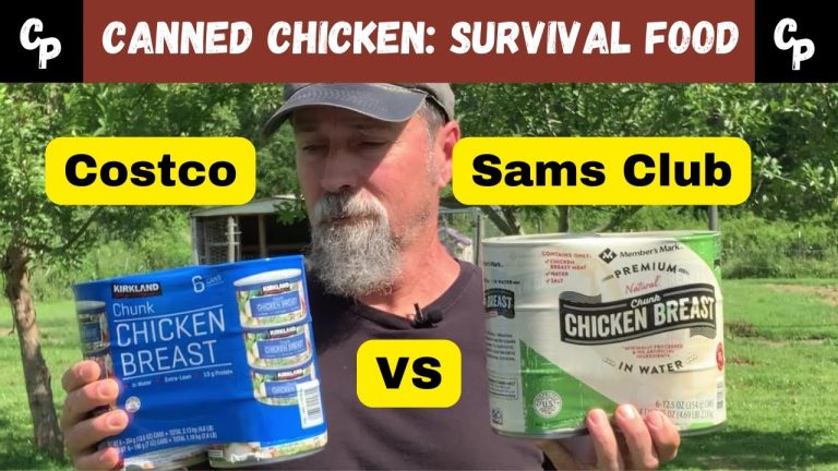 Survival: Canned Chicken For Prepping And Survival Food