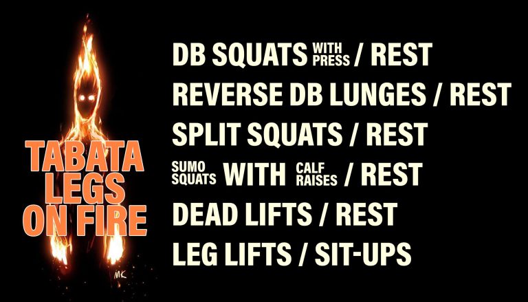 Tabata Legs on Fire – Academy of Self Defense